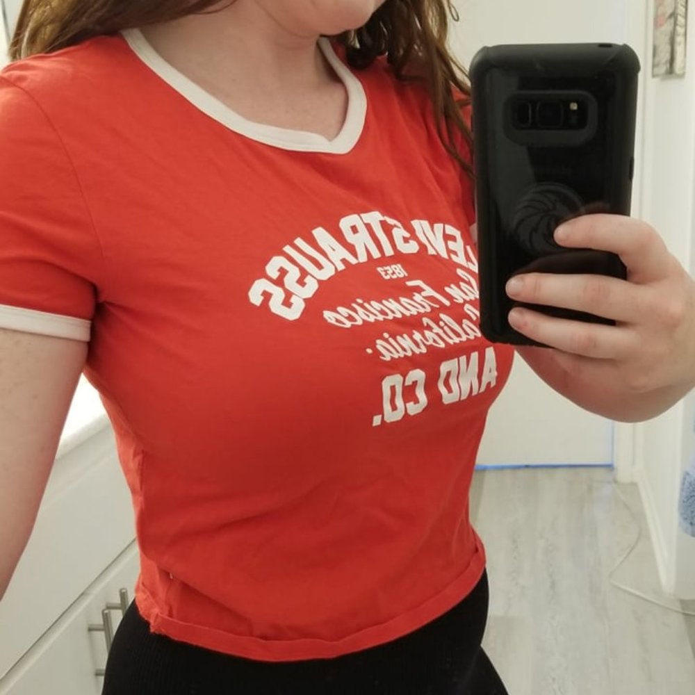Red Levi's T-Shirt